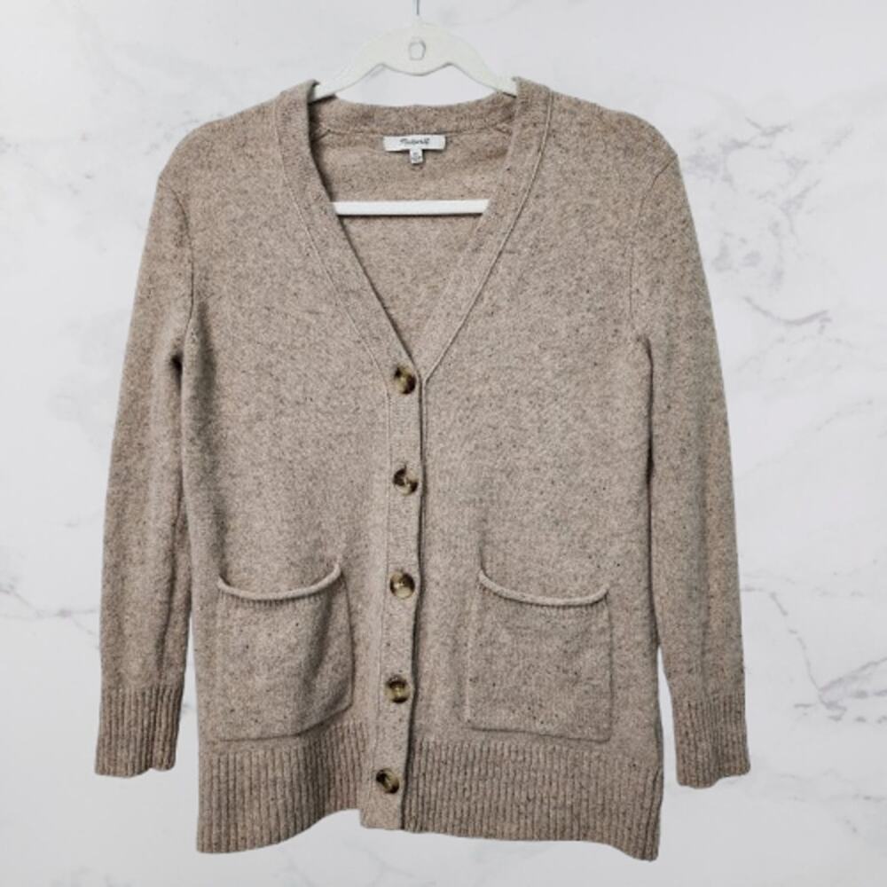 Madewell Donegal Maysfield Cardigan Sweater Merino Wool